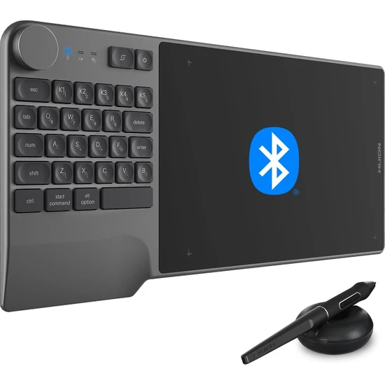 Huıon Inspiroy Keydial KD200 Bluetooth Kablosuz Grafik Tablet