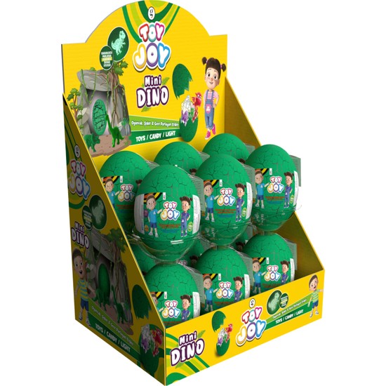 Toy Joy Mini Dino Çatlak Yumurta 7 gr Yeşil 12 Adet Fiyatı