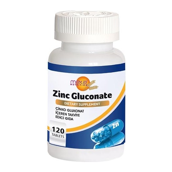 Meka Nutrition Çinko Glukonat 120 Tablet Zinc Gluconate 15 Fiyatı