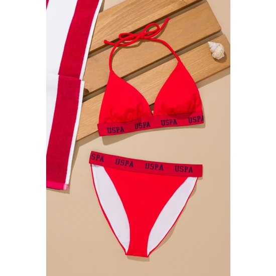 U.S. Polo Assn. Kadın Kırmızı Bikini 50263322-VR030