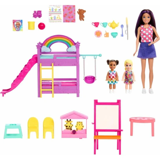 Barbie Skipper Bebek Bakıcılığı Eğlencesi Oyun Seti HDN18