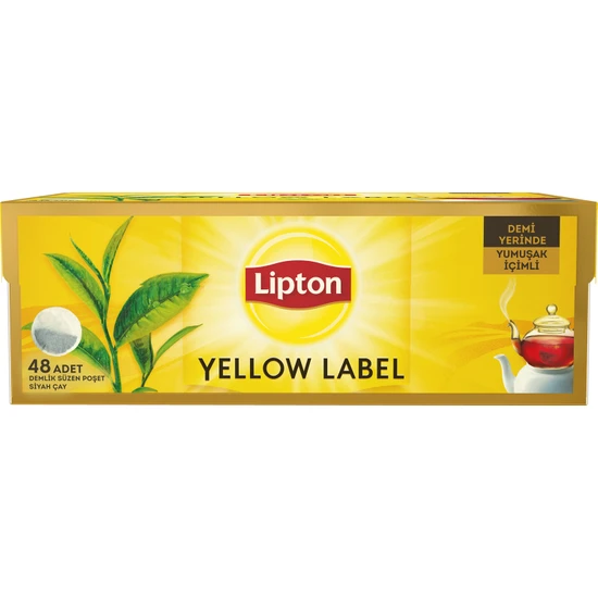 Lipton Demlik Poşet Çay Yellow Label 48'Li