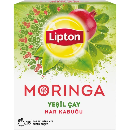 Lipton Moringa 22.5 gr Bardak Poşet Bitki ve Meyve Çayı