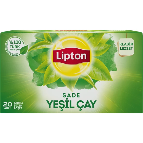 Lipton Bitki Çayı Yeşil Çay Sade 20li