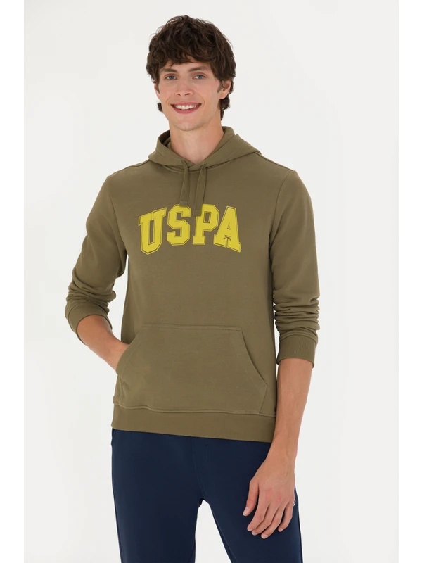 U.S. Polo Assn. Erkek Haki Sweatshirt 50273736-VR027