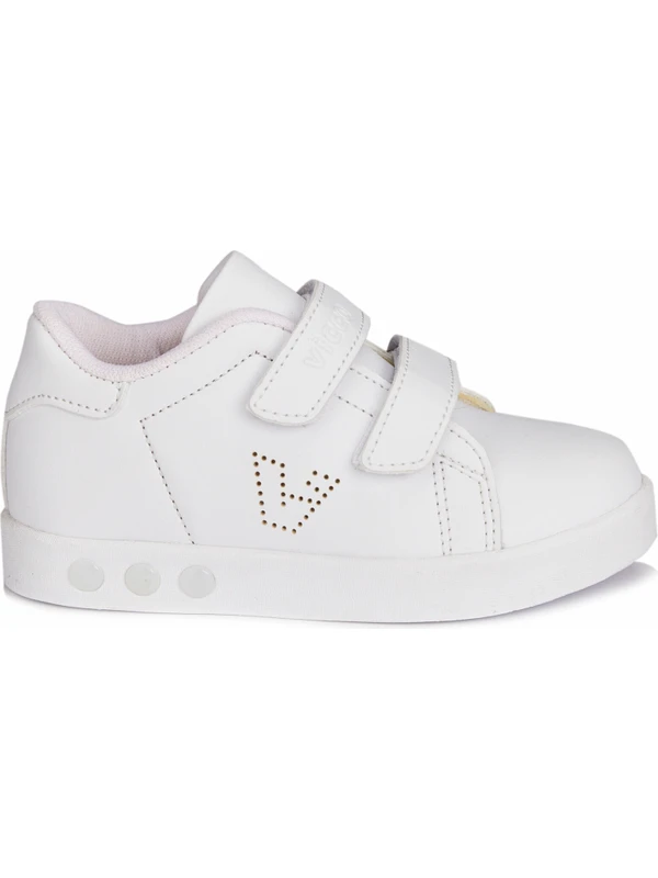 Vicco Oyo Işıklı Unisex Bebe Beyaz Sneaker