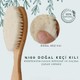 G&M Capella Bebeğinizin İsmine Özel Saç Fırçası Hediyelik Fırça Keçi Kılı Konak Fırçası