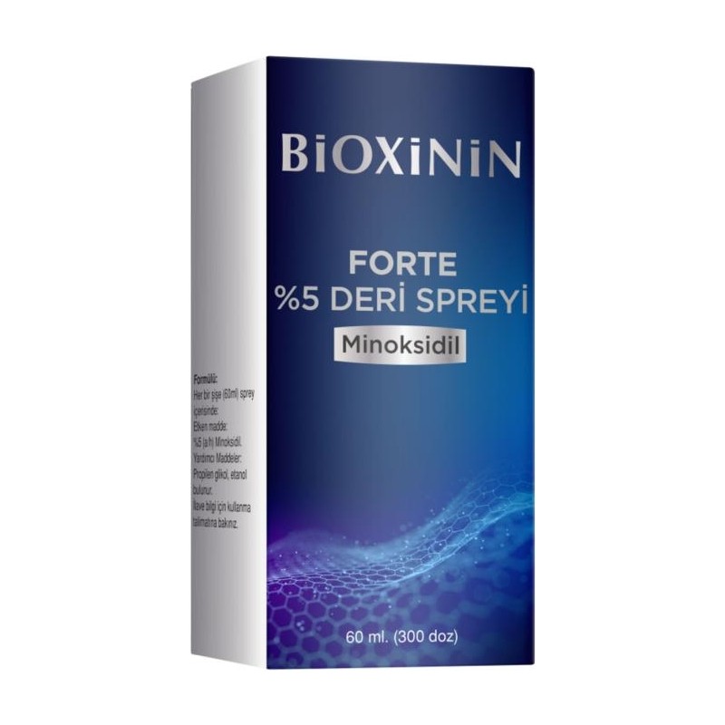 Bioxinin Forte %5 Deri Spreyi 60 ml