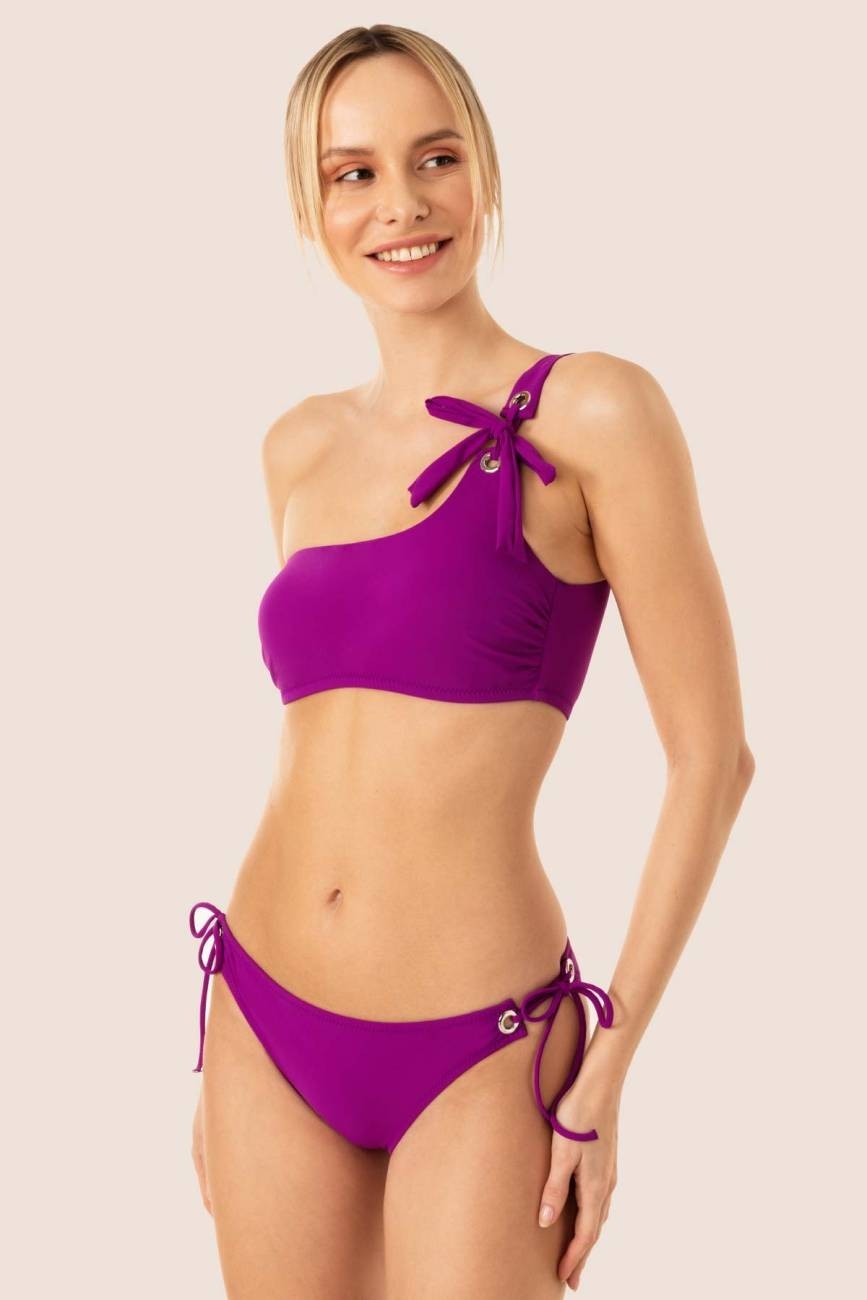 Ayyıldız 3405 Yeşil Tek Omuz Bikini Takımı