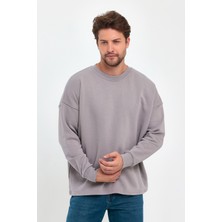 Rodi 3 İplik Şardonsuz Bisiklet Yaka Sweatshirt RD24KE055407