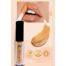 Best Match Ever Lipgloss - Vegan Dolgunlaştırıcı Etkili E Vitaminli Gold Dudak Parlatıcısı - Nude Flirt Lip Gloss