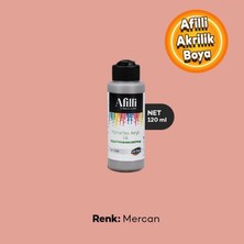 Afilli Mercan Su Bazlı Ev Bakım ve Hobi Boyası 120 ml