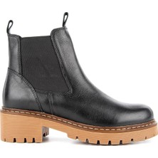 Muya Delarge 6 Nokta Anatomik Taban Hakiki Deri Kadın Bot