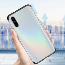 HEPTEKİLETİŞİM Xiaomi Mi A3 Kılıf Şeffaf Mat Görünümlü Transparan Tasarımlı Kapak (Nili)