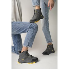 Muggo Alaska Unisex Garantili Trekking Outdoor Bağcıklı Yandan Fermuarlı Kışlık Bot