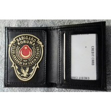 Aldatmaz Yakın Koruma Rozetlı Cüzdan