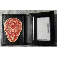 Aldatmaz Yakın Koruma Rozetlı Cüzdan