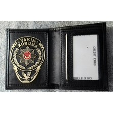 Aldatmaz Yakın Koruma Rozetlı Cüzdan