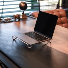 Zensan Gri Pe Kaplama Macbook Notebook Yükseltici Açılı Ayarlanabilir Laptop Standı