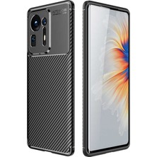 Forzacase Xiaomi Mix 4 Uyumlu Onix Serisi Carbon Fieber Silikon Kılıf