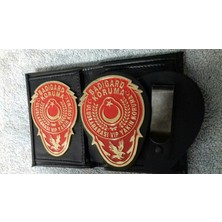 Aldatmaz Yakın Koruma Rozetlı Cüzdanı ve Kemer Rozeti