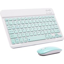 Daytona Mk-4 Kablosuz Ergonomik Apple-Android-Windows Manyetik Tablet Kılıf Uyumlu Klavye Mouse Kiti(Türkçe Q Klavye)