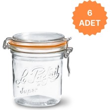 Le Parfait Super Terrines Klipsli/contalı Cam Kavanoz 750ML (6 Adet)