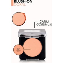 Flormar Blush-On Yüksek Pigmentli & Yoğun Işıltılı Kompakt Toz Allık