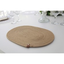 Ersu Ahat Home Design 6 Lı El Işleme Hasır Runner