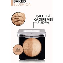 Flormar Baked Blush-On Yüksek Pigmentli & Doğal Işıltılı Fırınlanmış Allık