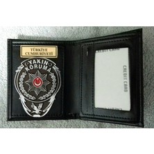 Aldatmaz Süper Tasarım,yakın Koruma Rozetlı Cüzdanı