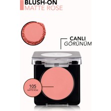 Flormar Blush-On Yüksek Pigmentli & Mat Bitişli Kompakt Toz Allık