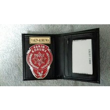 Aldatmaz Yakın Koruma Rozetlı Cüzdanı