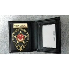 Aldatmaz Yakın Koruma Rozetlı Cüzdanı