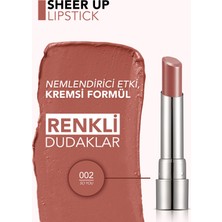 Sheer Up Yarı Saydam Renk Veren Nemlendirici Stick Parlak Ruj (002 So You) 8682536012003