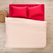 Taç Plain Bmr Çift Kişilik Private Set Fuşya