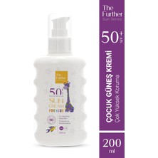 The Further Güneş Koruyucu Losyon Spf 50 Faktör Yetişkin + Çocuklar Için  200 ml + Plaj Çantası Hediye