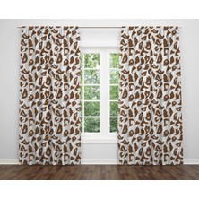 Alban Home Modern Temalı Dijital Baskı Çift Kanat Fon Perde 140X240