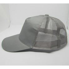 Salar Ticaret Salarticaret Fileli Gri Şapka Unisex Yarlanabilir