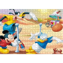 Bedeko Ahşap Mdf Puzzle Yapboz Mickey ve Goofy 500 Parça 50*70 cm