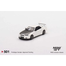 Mini Gt Nissan Skyline Gt-R (R34) V-Spec Iı N1 White MGT00501