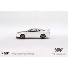 Mini Gt Nissan Skyline Gt-R (R34) V-Spec Iı N1 White MGT00501