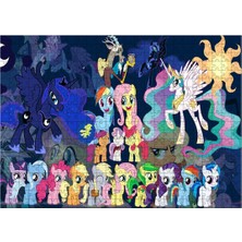 Bedeko Ahşap Mdf Puzzle Yapboz My Little Pony 500 Parça 50*70 cm