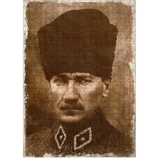 Bedeko Ahşap Puzzel Mustafa Kemal Atatürk 500 Parça 50*70 cm