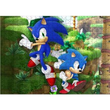 Bedeko Ahşap Mdf Puzzle Yapboz Sonic 500 Parça 50*70 cm