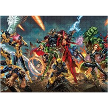 Bedeko Ahşap Mdf Puzzle Yapboz Marvel Süper Kahramanlar 500 Parça 50*70 cm