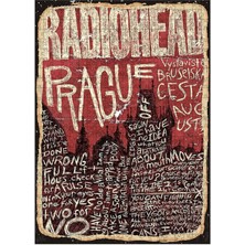 Bedeko Ahşap Mdf Puzzle Yapboz Radiohead Prag 500 Parça 50*70 cm