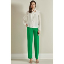 Guitar Cigarette Yeşil Dokuma Pantolon