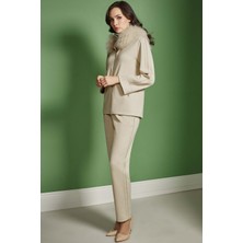 Guitar Düz Paça Vizon Örme Pantolon