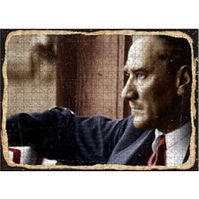 Bedeko Ahşap Mdf Puzzle Yapboz Mustafa Kemal Atatürk 500 Parça 50*70 cm